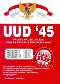 Image of UUD 1945 dan Perubahan Kabinet Kerja Reshuffle Jilid II